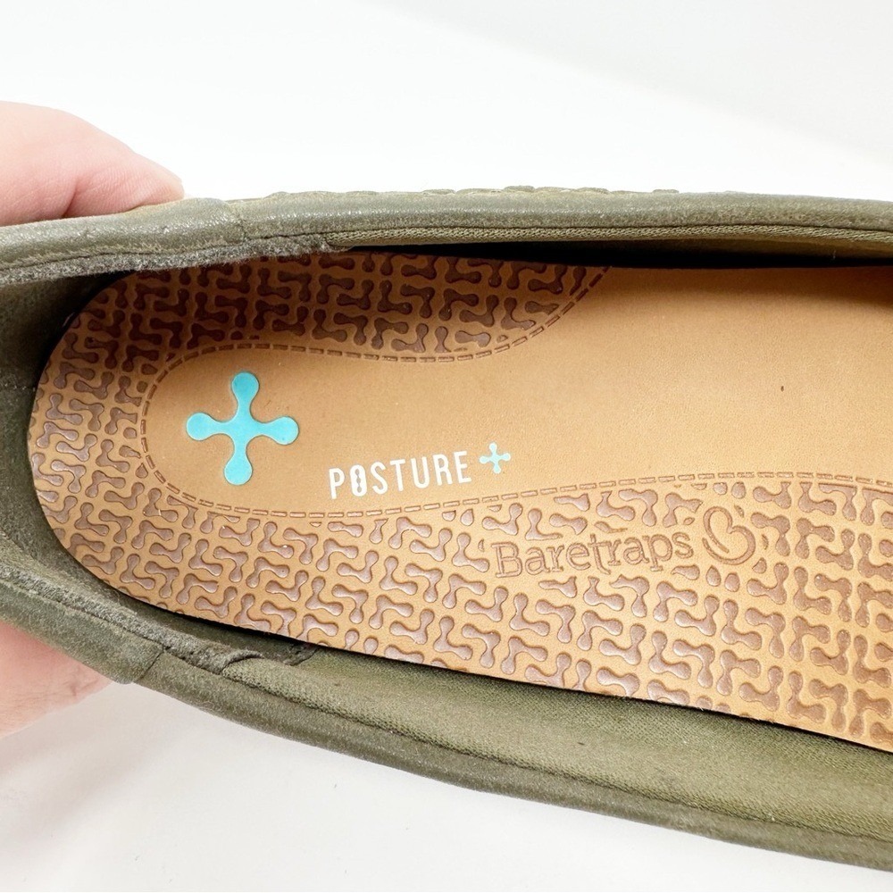 BareTraps Norma Posture+ Green Wedge‎ Round Toe Slip-On Shoes 8.5 - Picture 6 of 10